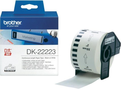 Taśma BROTHER Czarny DK-22223 Taśma BROTHER Czarny DK-22223