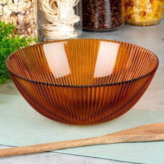 Miska sałatkowa szklana bursztynowa 21 cm, 1,4 l