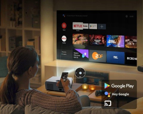 Projektor Zenwire E690H 1000 Ansi WiFi Android 11 FULL HD 4K Autofocus