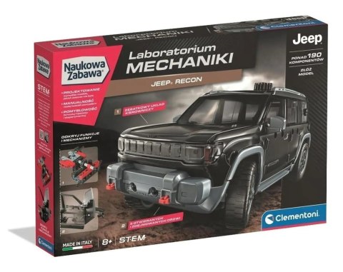 Clementoni Naukowa Zabawa - Laboratorium mechaniki: Jeep Recon