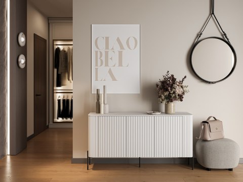 Komoda VERA 150x40x80 biały mat