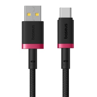 Kabel Baseus Dura USB-Typ C 60W 1m (czerwono-czarny)