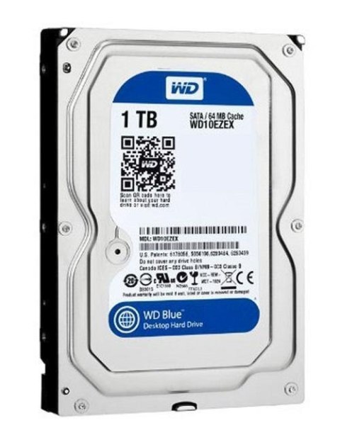 Dysk WD WD10EZEX 1TB WD Blue 64MB SATA III 3,5" Dysk WD WD10EZEX 1TB WD Blue 64MB SATA III 3,5"
