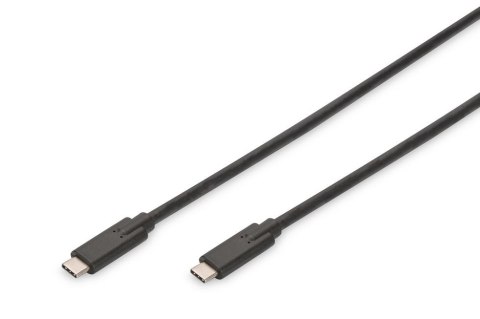 Kabel DIGITUS USB 3.1 Gen.2 SuperSpeed+ 10Gbps Typ USB C/C M/M, PD, czarny 1m Kabel DIGITUS USB 3.1 Gen.2 SuperSpeed+ 10Gbps Typ USB C/C M/M, PD, czarny 1m