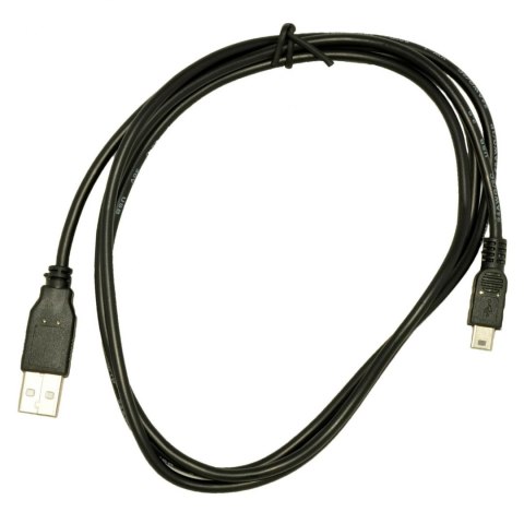 Kabel USB 2.0 Akyga AK-USB-03 USB A(M) - mini USB B(M) 5-pin 1.8m czarny Kabel USB 2.0 Akyga AK-USB-03 USB A(M) - mini USB B(M) 5-pin 1.8m czarny