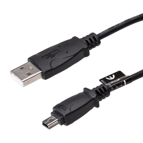 Kabel USB 2.0 Akyga AK-USB-22 USB A(M) - mini USB B(M) 5-pin 1m czarny Kabel USB 2.0 Akyga AK-USB-22 USB A(M) - mini USB B(M) 5-pin 1m czarny