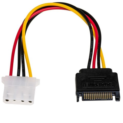 Kabel adapter Akyga AK-CA-11 SATA (M) - Molex (F) 0,15m Kabel adapter Akyga AK-CA-11 SATA (M) - Molex (F) 0,15m