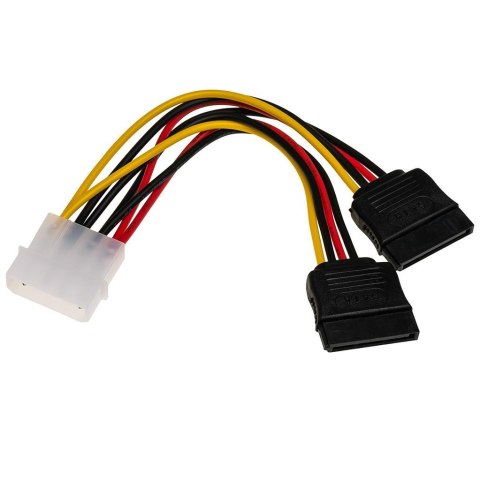 Kabel adapter Akyga AK-CA-16 Molex (M) - 2x SATA (F) 0,15m Kabel adapter Akyga AK-CA-16 Molex (M) - 2x SATA (F) 0,15m