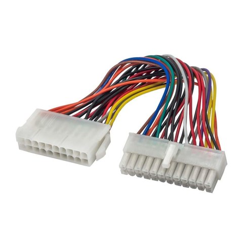 Kabel adapter Akyga AK-CA-66 20 pin (F) / P1 20+4 pin (M) 0,15m Kabel adapter Akyga AK-CA-66 20 pin (F) / P1 20+4 pin (M) 0,15m