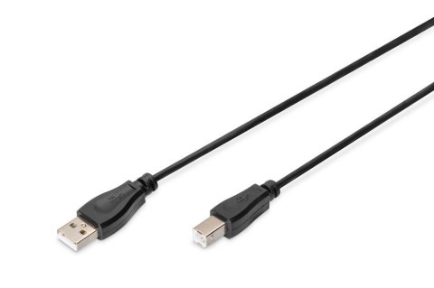 Kabel drukarkowy USB DIGITUS 2.0 A/M - USB B /M, 1m Czarny Kabel drukarkowy USB DIGITUS 2.0 A/M - USB B /M, 1m Czarny