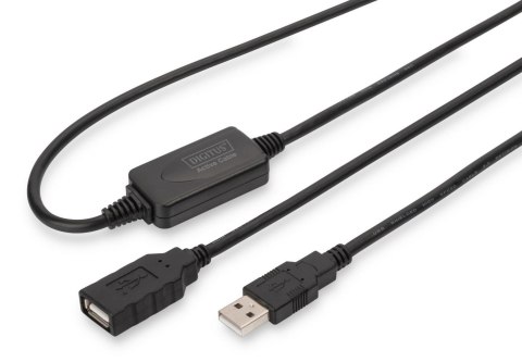 Kabel przedłużający aktywny DIGITUS DA-73100-1 USB 2.0 10m Kabel przedłużający aktywny DIGITUS DA-73100-1 USB 2.0 10m