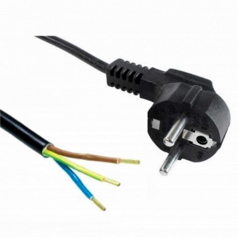 Kabel zasilający Akyga AK-OT-01A bez zakończenia CEE 7/7 250V/50Hz 1.5m Kabel zasilający Akyga AK-OT-01A bez zakończenia CEE 7/7 250V/50Hz 1.5m