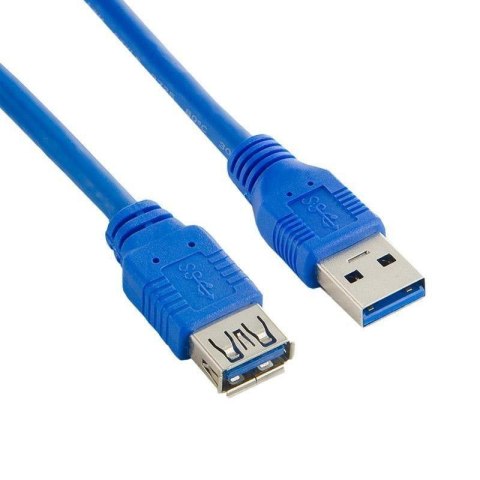 Przedłużacz USB 3.0 Akyga AK-USB-10 USB A(M) - A(F) 1,8m niebieski Przedłużacz USB 3.0 Akyga AK-USB-10 USB A(M) - A(F) 1,8m niebieski
