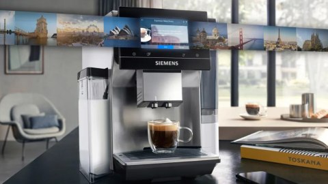 Ekspres ciśnieniowy Siemens TQ715R03 EQ700 (srebrny; 19 bar)
