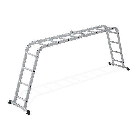 Drabina aluminiowa wielofunkcyjna 4x4 przegubowa składana 150 kg ModernHome