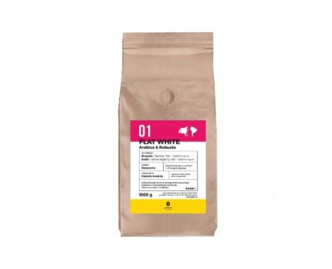 Kawa palona ziarnista 8Grams Flat White arabika robusta 1kg