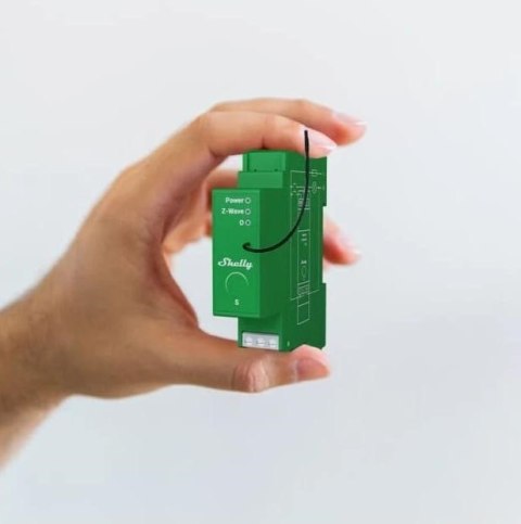 Shelly Wave Pro Dimmer 1PM - Inteligentny ściemniacz światła montowany na szynie DIN