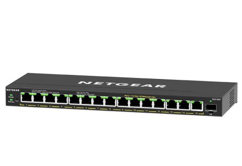 Switch Netgear GS316EP-100PES 16p PoE 180W* (PoE+: 15p) Unmanaged Gigabit