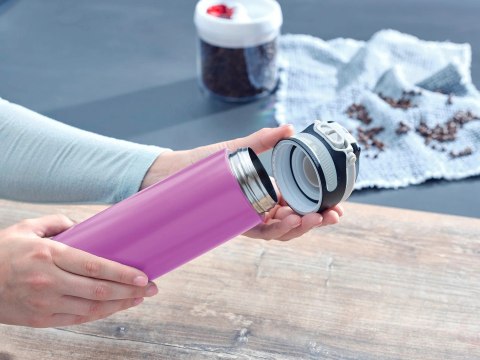Kubek termiczny Flip 600 ml purpurowy 3274 LEIFHEIT