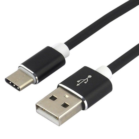 Kabel USB-C everActive CBS-1CB 1m czarny Kabel USB-C everActive CBS-1CB 1m czarny