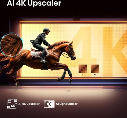 Telewizor 43" Hisense 43A6Q 4K VIDAA Smart OS Al Czarny