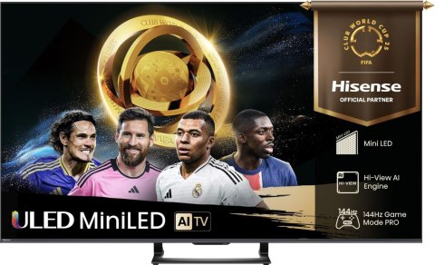 Telewizor 65" Hisense 65U7Q Mini-LED UHD 4K SmartOS Czarny