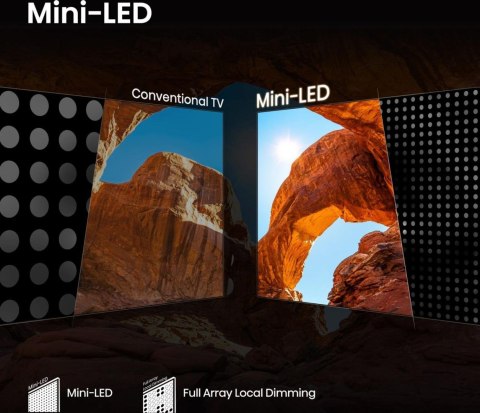 Telewizor 65" Hisense 65U7Q Mini-LED UHD 4K SmartOS Czarny