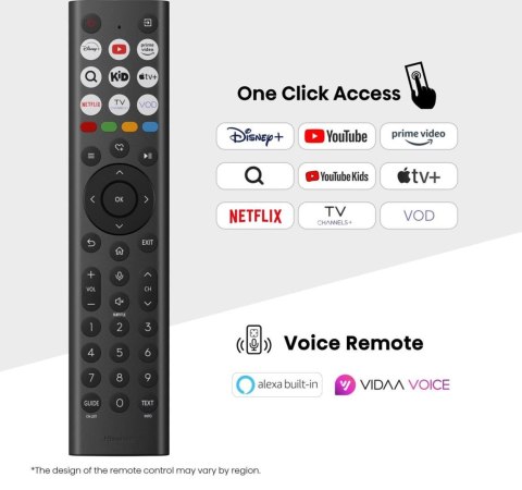 Telewizor 65" Hisense 65U7Q Mini-LED UHD 4K SmartOS Czarny