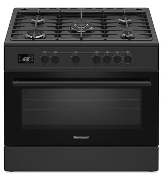 Kuchnia gazowo elektryczna Ravanson KWGE-K90A Cheff Modern Black (czarny)