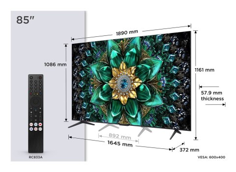 Telewizor 85" TCL 85Q6C