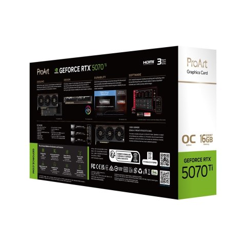 Karta graf. ASUS PROART RTX 5070 Ti 16GB OC