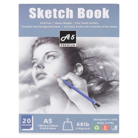 Ołówki do szkicowania rysowania zestaw plastyczny 54 elementy