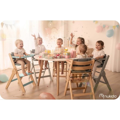 Drewniane krzesełko do karmienia Nukido Timo