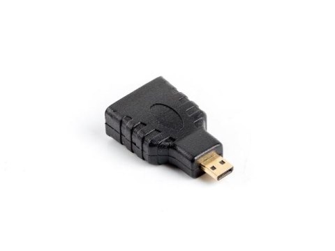 Adapter Lanberg AD-0015-BK HDMI-A (F) -> micro HDMI-D (M) czarny Adapter Lanberg AD-0015-BK HDMI-A (F) -> micro HDMI-D (M) czarny
