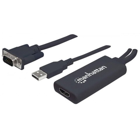 Adapter Manhattan VGA/USB/Audio na HDMI 1080p Adapter Manhattan VGA/USB/Audio na HDMI 1080p