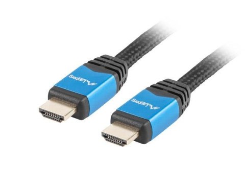 Kabel HDMI Lanberg Premium M/M v2.0 1m czarny Kabel HDMI Lanberg Premium M/M v2.0 1m czarny