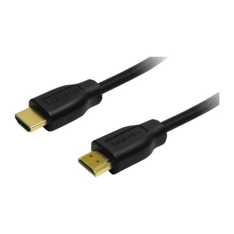 Kabel HDMI LogiLink CH0076 v1.4 GOLD, 0,2m Kabel HDMI LogiLink CH0076 v1.4 GOLD, 0,2m
