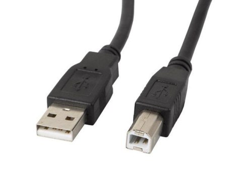 Kabel USB 2.0 Lanberg AM-BM Ferryt 1m czarny Kabel USB 2.0 Lanberg AM-BM Ferryt 1m czarny