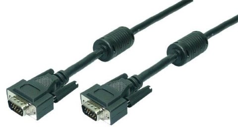 Kabel VGA LogiLink CV0016 VGA 2x Ferryt, 10m Kabel VGA LogiLink CV0016 VGA 2x Ferryt, 10m
