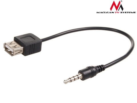 Kabel adapter Maclean MCTV-693 USB 2.0 (F) -> MiniJack 3,5mm