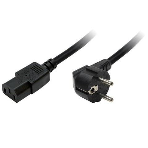 Kabel zasilający LogiLink CP090 Schuko > C13 VDE czarny 1,8m Kabel zasilający LogiLink CP090 Schuko > C13 VDE czarny 1,8m