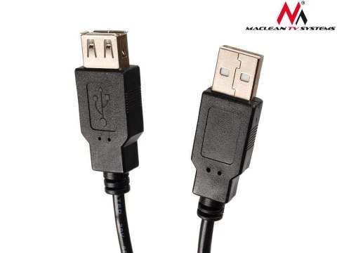 Przedłużacz USB 2.0 Maclean MCTV-744 USB 2.0 (M) - USB 2.0 (F) 3m