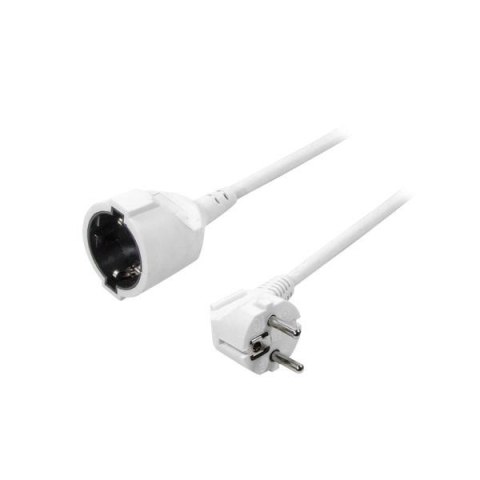 Przedłużacz kabla Schuko LogiLink LPS101 biały, 3m Przedłużacz kabla Schuko LogiLink LPS101 biały, 3m
