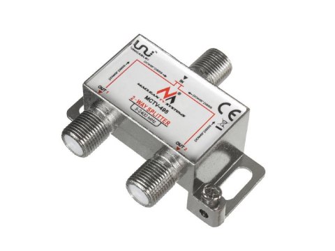 Rozgałęźnik satelitarny Maclean MCTV-495 splitter podwójny 2 wyjścia 1/2 Unicable 5-2400MHz