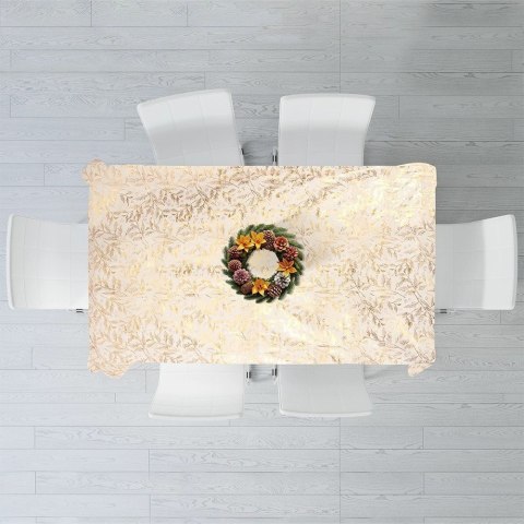 Obrus świąteczny plamoodporny 220x150 cm