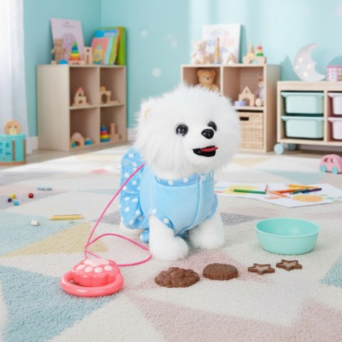 Interaktywny piesek na smyczy chodzi i merda ogonem melodyjki