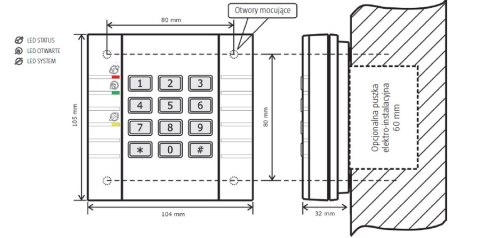 KONTROLER DOSTĘPU ROGER PR302