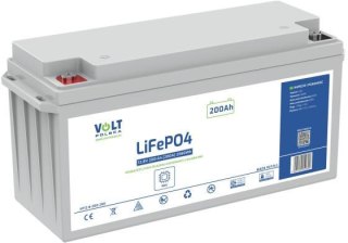 AKUMULATOR VOLT POLSKA LITOWO-ŻELAZOWO-FOSFORANOWY LiFePO4 12V 200Ah 200A