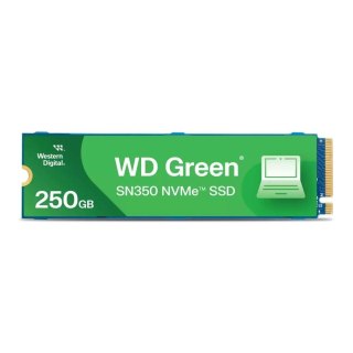 Dysk SSD WD Green SN350 250GB M.2 2280 PCIe NVMe (2400/1500 MB/s) WDS250G2G0C