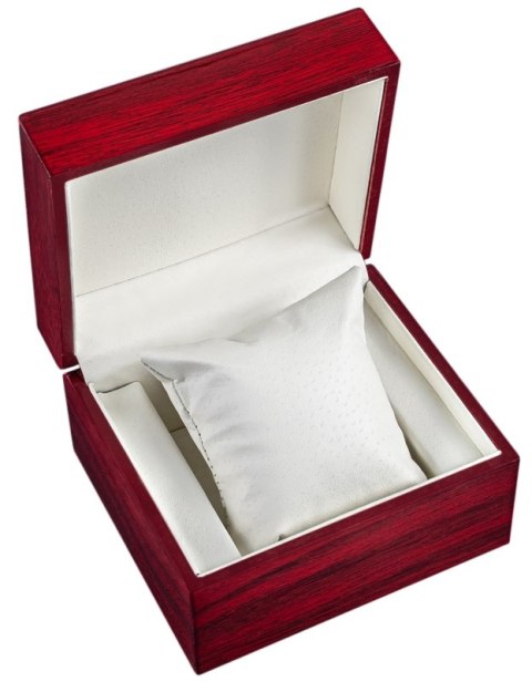 Pudełko drewniane na zegarek - machoń